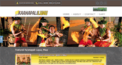 Desktop Screenshot of kaanapaliluau.com