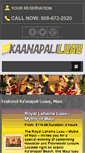 Mobile Screenshot of kaanapaliluau.com